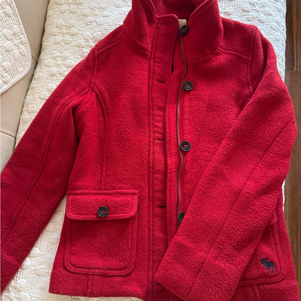 Thickened Abercrombie and Fitch Women's Size S Wool Coat